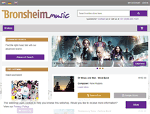 Tablet Screenshot of bronsheimmusic.com